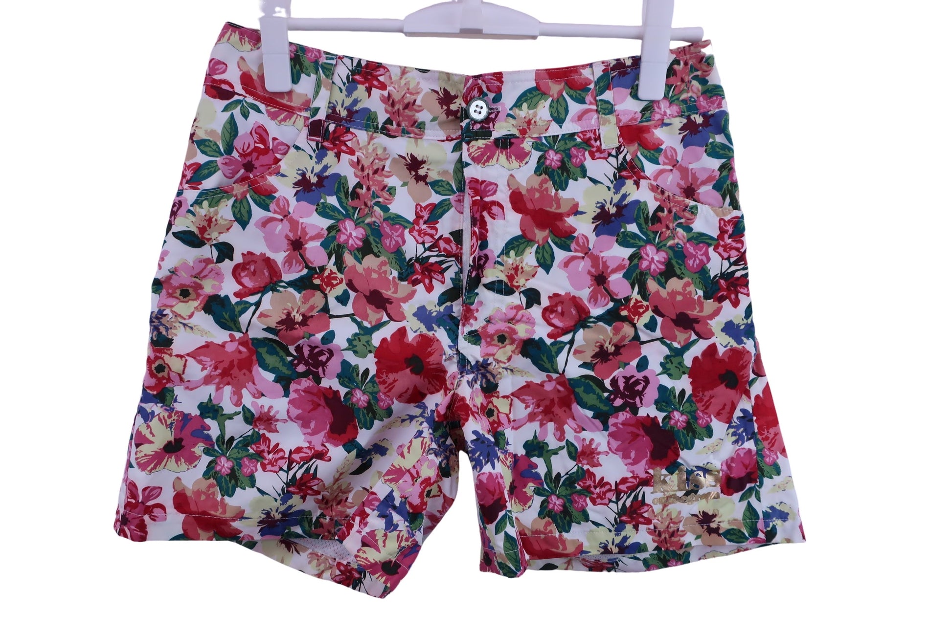 KISS ON THE GREEN(キスオンザグリーン) ナイロンショートパンツ 花柄 レディース 3 A-1