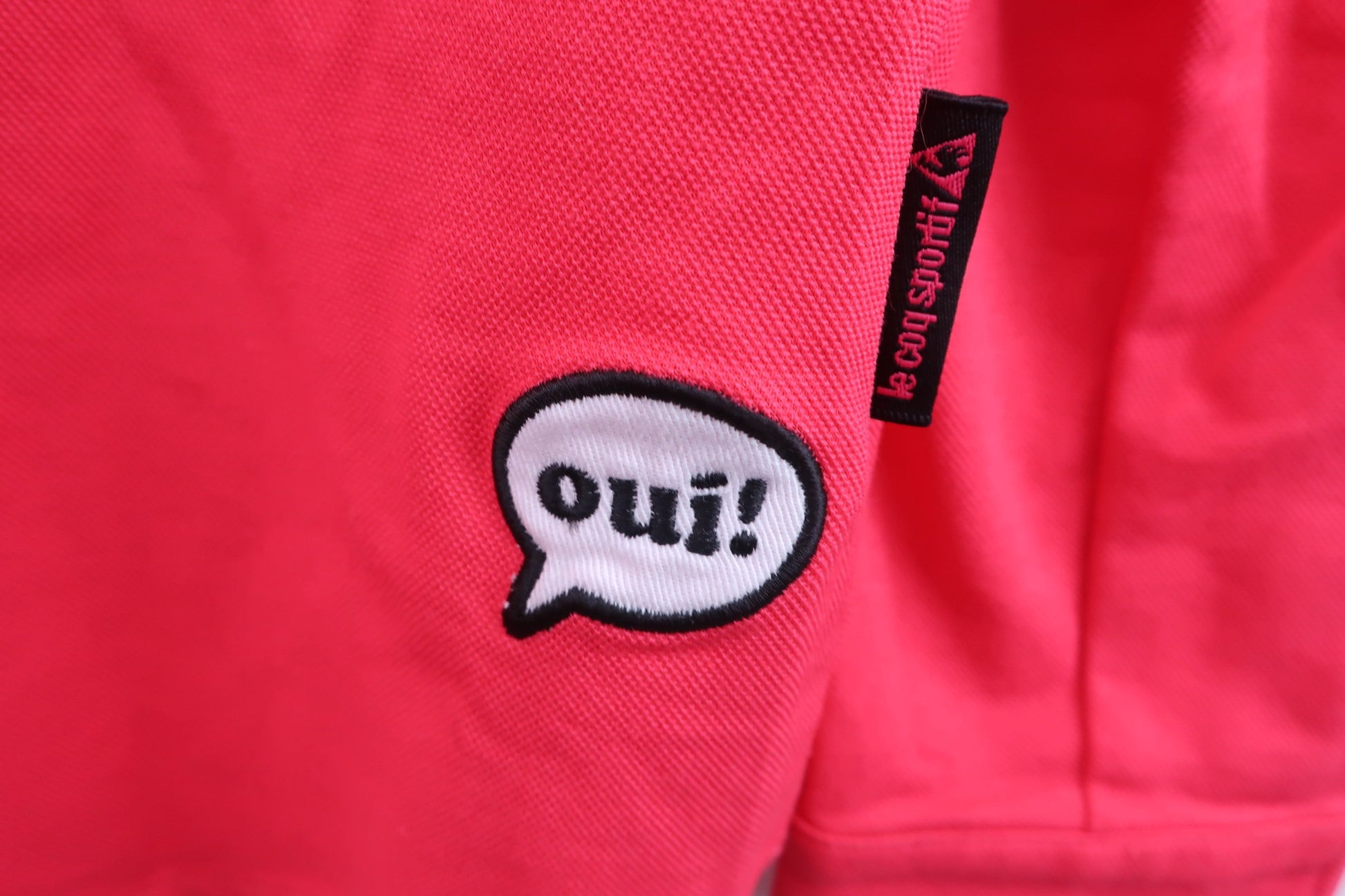 le coq sportif(ルコックスポルティフ) 長袖ポロシャツ 赤 レディース LL A-5