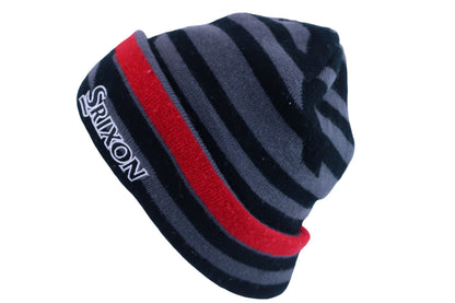 SRIXON(スリクソン) ニット帽 黒グレーボーダー レディース フリーサイズ A-3