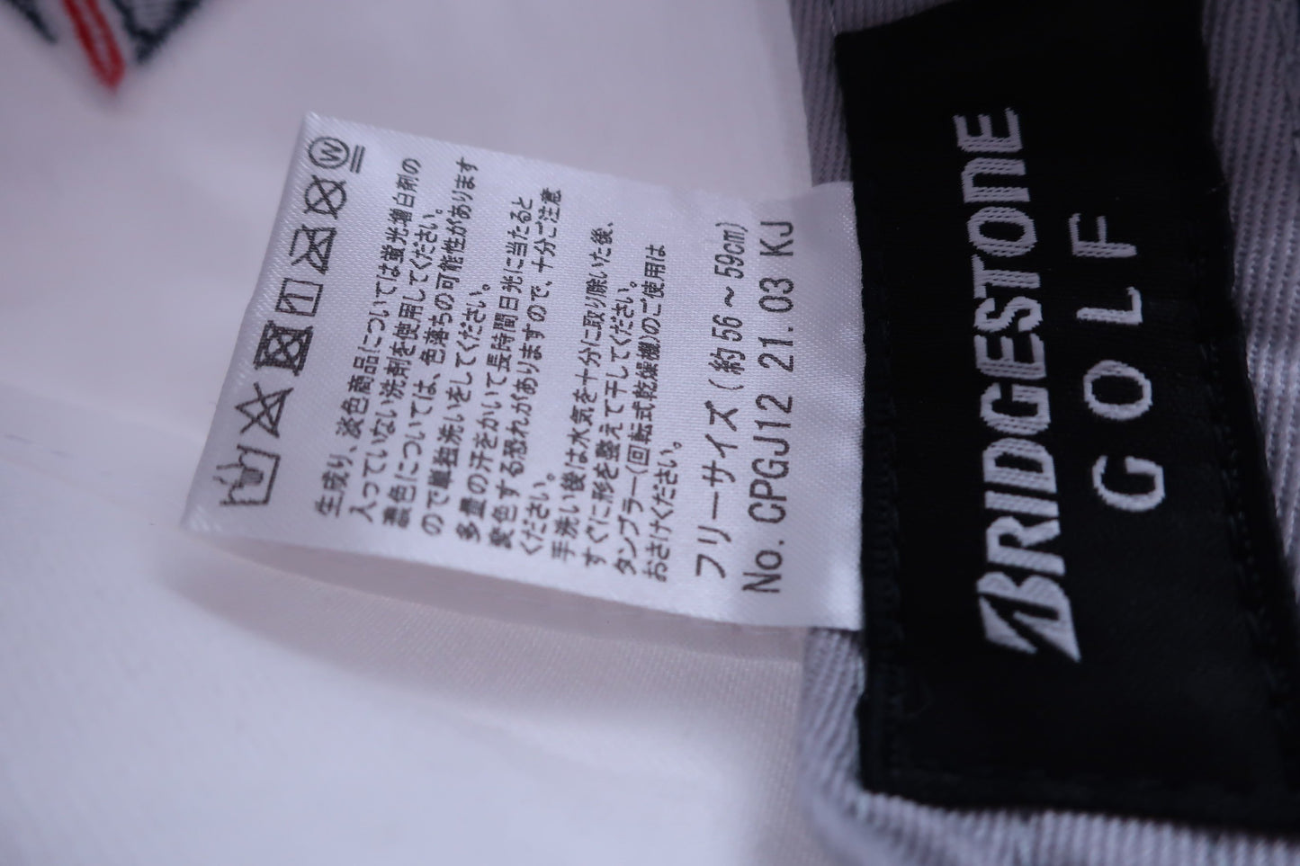 BRIDGESTONE GOLF(ブリヂストンゴルフ) キャップ 白ネイビー レディース フリーサイズ A-6