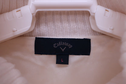 Callaway(キャロウェイ) ブルゾン 白ボア レディース L 241-6258800 B-3