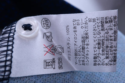 PARADISO(パラディーゾ) 長袖ポロシャツ 青総柄 レディース M A-5
