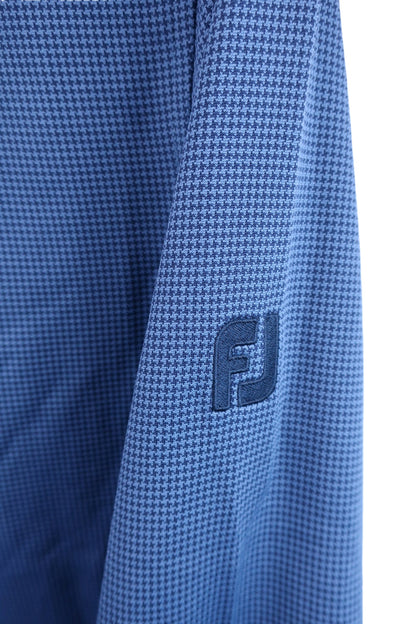 FOOTJOY(フットジョイ) 長袖ポロシャツ 青総柄 レディース L A-2