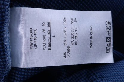 FOOTJOY(フットジョイ) 長袖ポロシャツ 青総柄 レディース L A-6