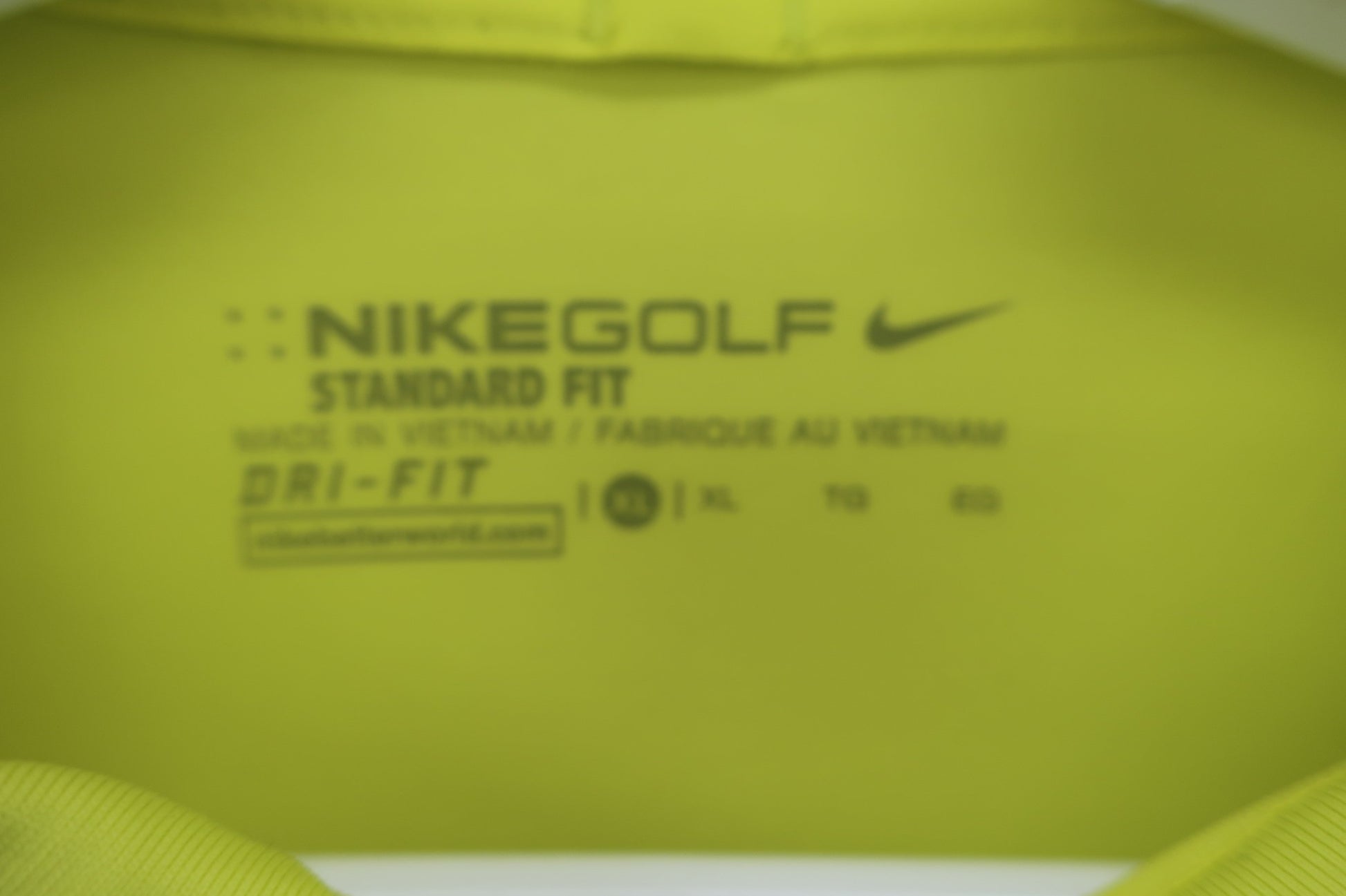 NIKE GOLF(ナイキゴルフ) ポロシャツ 黄色 メンズ XL A-3