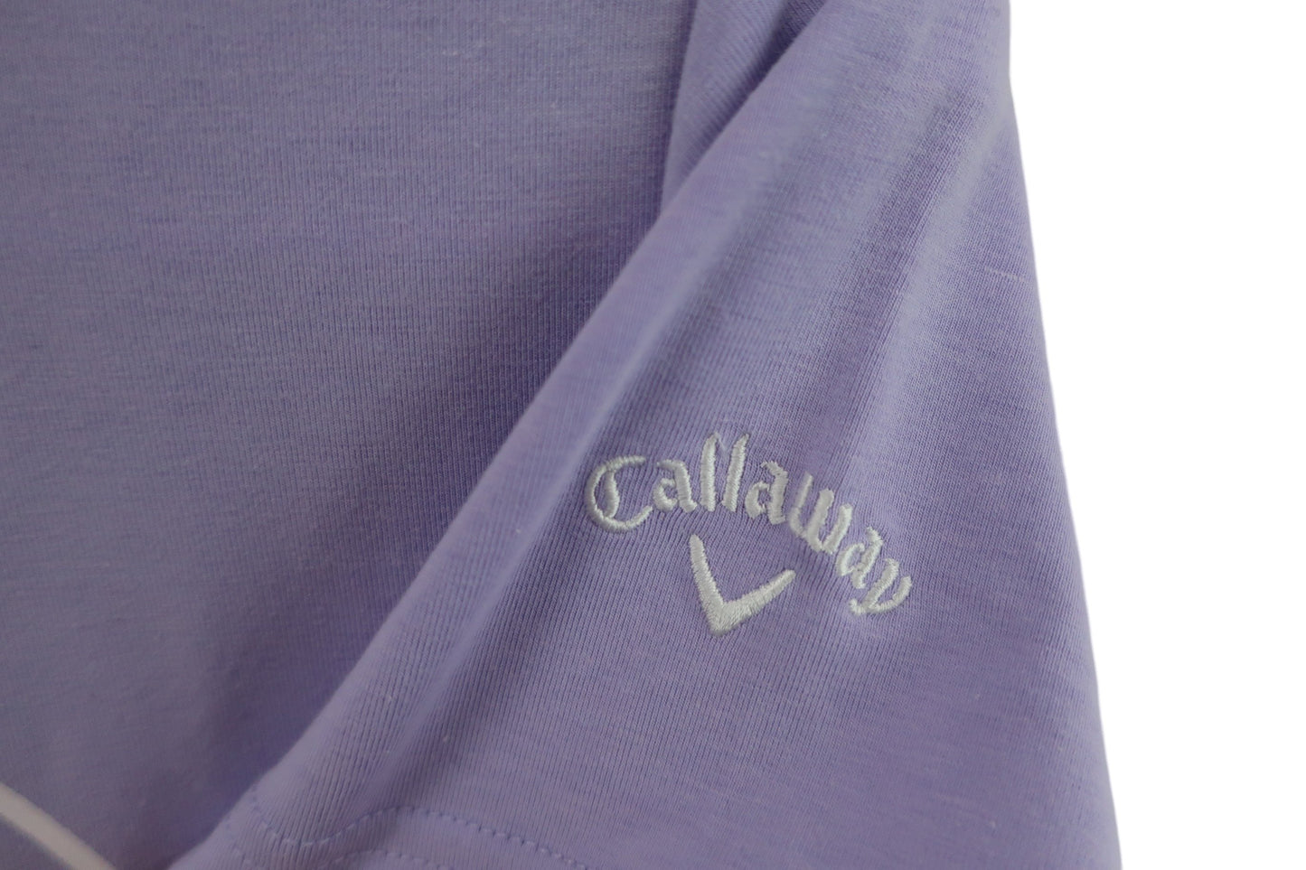 Callaway(キャロウェイ) 半袖モックネックシャツ 紫 レディース L C23134212 A-2