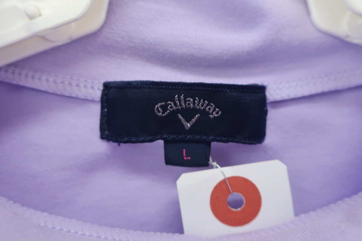 Callaway(キャロウェイ) 半袖モックネックシャツ 紫 レディース L C23134212 A-3