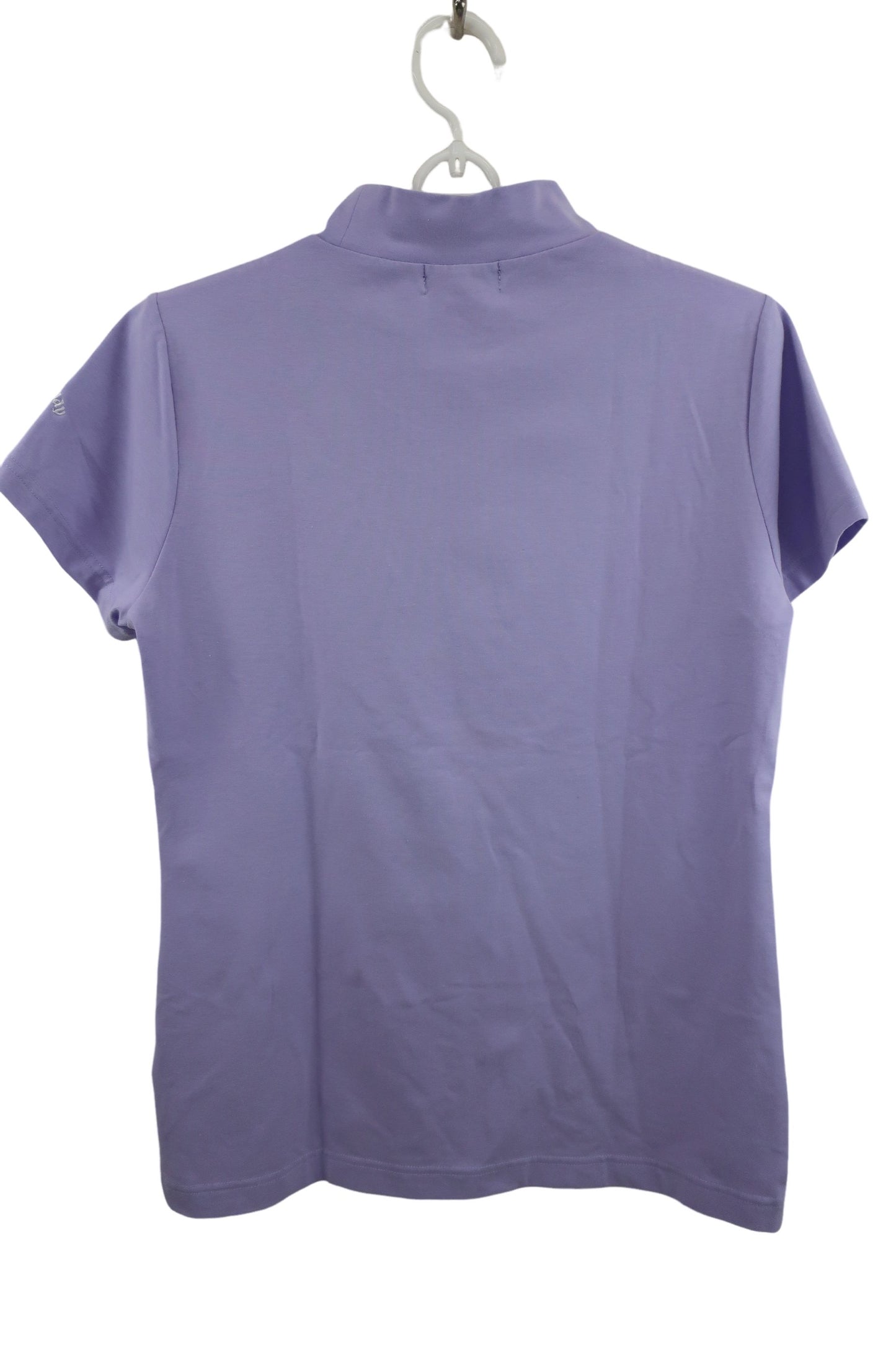 Callaway(キャロウェイ) 半袖モックネックシャツ 紫 レディース L C23134212 A-4