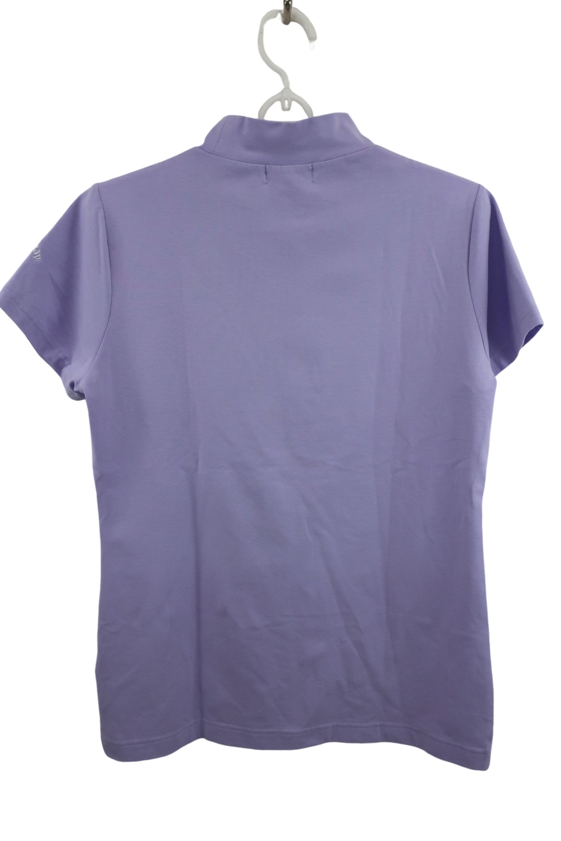 Callaway(キャロウェイ) 半袖モックネックシャツ 紫 レディース L C23134212 A-4