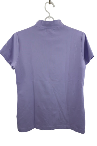 Callaway(キャロウェイ) 半袖モックネックシャツ 紫 レディース L C23134212 A-4