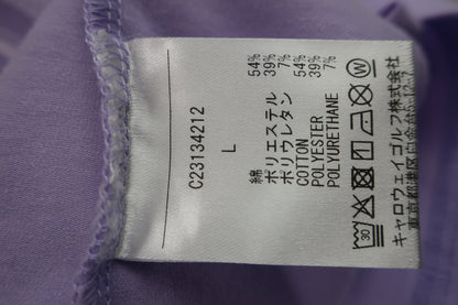 Callaway(キャロウェイ) 半袖モックネックシャツ 紫 レディース L C23134212 A-5