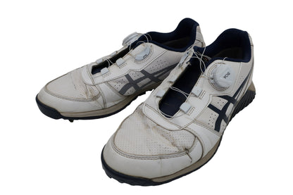 asics(アシックス) ダイヤル式ゴルフシューズ 白青 メンズ 26.5cm C-1