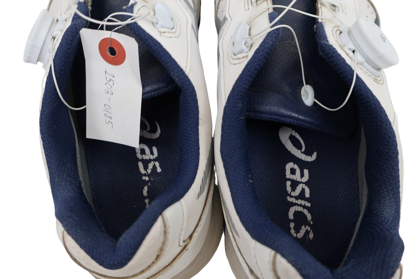 asics(アシックス) ダイヤル式ゴルフシューズ 白青 メンズ 26.5cm C-7