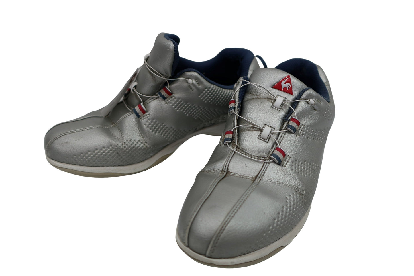 le coq sportif(ルコックスポルティフ) ダイヤル式ゴルフシューズ シルバー レディース 23.5cm B-1