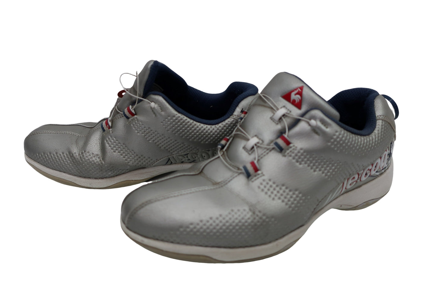 le coq sportif(ルコックスポルティフ) ダイヤル式ゴルフシューズ シルバー レディース 23.5cm B-3