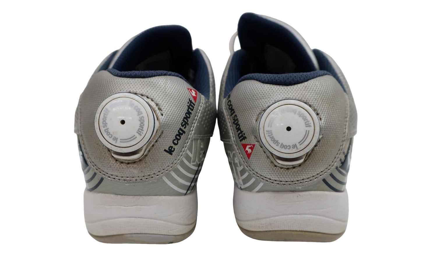 le coq sportif(ルコックスポルティフ) ダイヤル式ゴルフシューズ シルバー レディース 23.5cm B-4