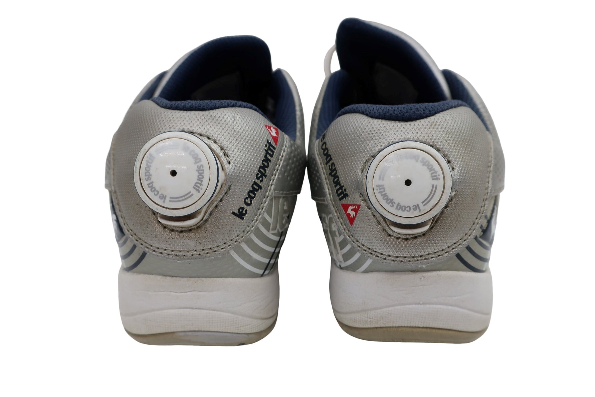 le coq sportif(ルコックスポルティフ) ダイヤル式ゴルフシューズ シルバー レディース 23.5cm B-4