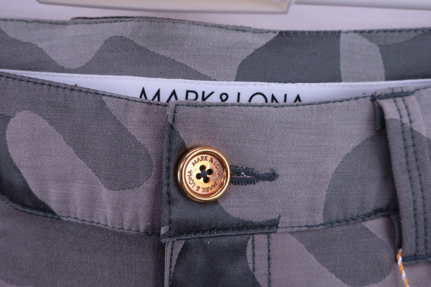 MARK&LONA(マークアンドロナ) パンツ グレーカモフラ柄 レディース M MLW-18S-T21 N-2
