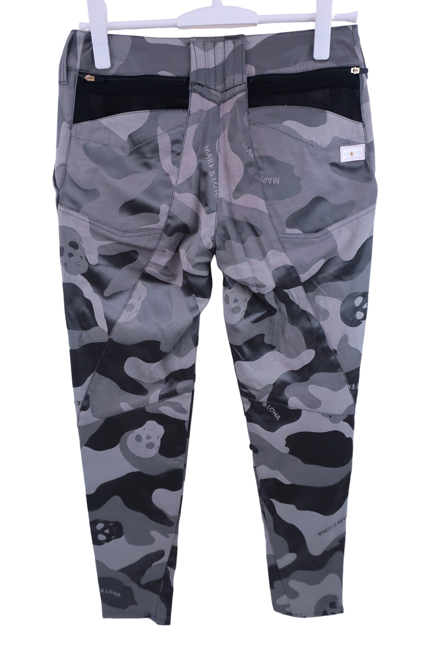 MARK&LONA(マークアンドロナ) パンツ グレーカモフラ柄 レディース M MLW-18S-T21 N-4