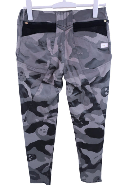 MARK&LONA(マークアンドロナ) パンツ グレーカモフラ柄 レディース M MLW-18S-T21 N-4