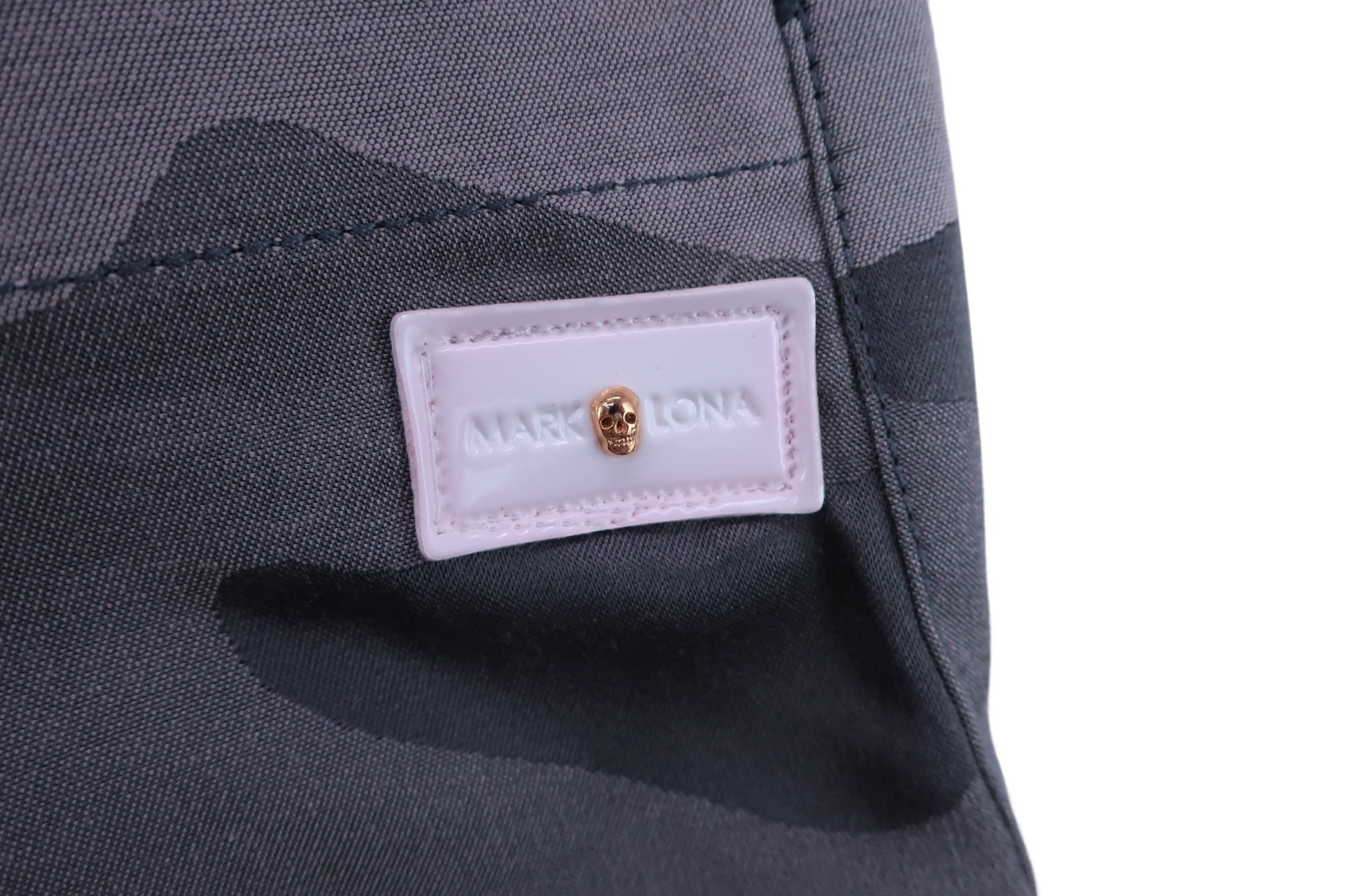 MARK&LONA(マークアンドロナ) パンツ グレーカモフラ柄 レディース M MLW-18S-T21 N-5