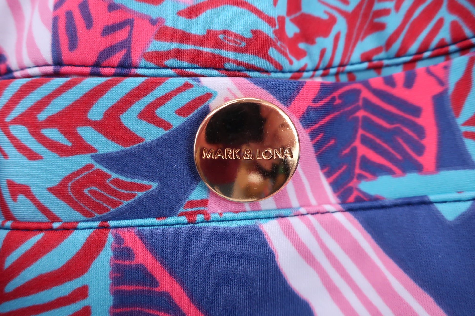 MARK&LONA(マークアンドロナ) スカート 青ピンク総柄 レディース S MLW-18S-E60 N-5