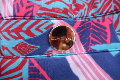 MARK&LONA(マークアンドロナ) スカート 青ピンク総柄 レディース S MLW-18S-E60 N-5