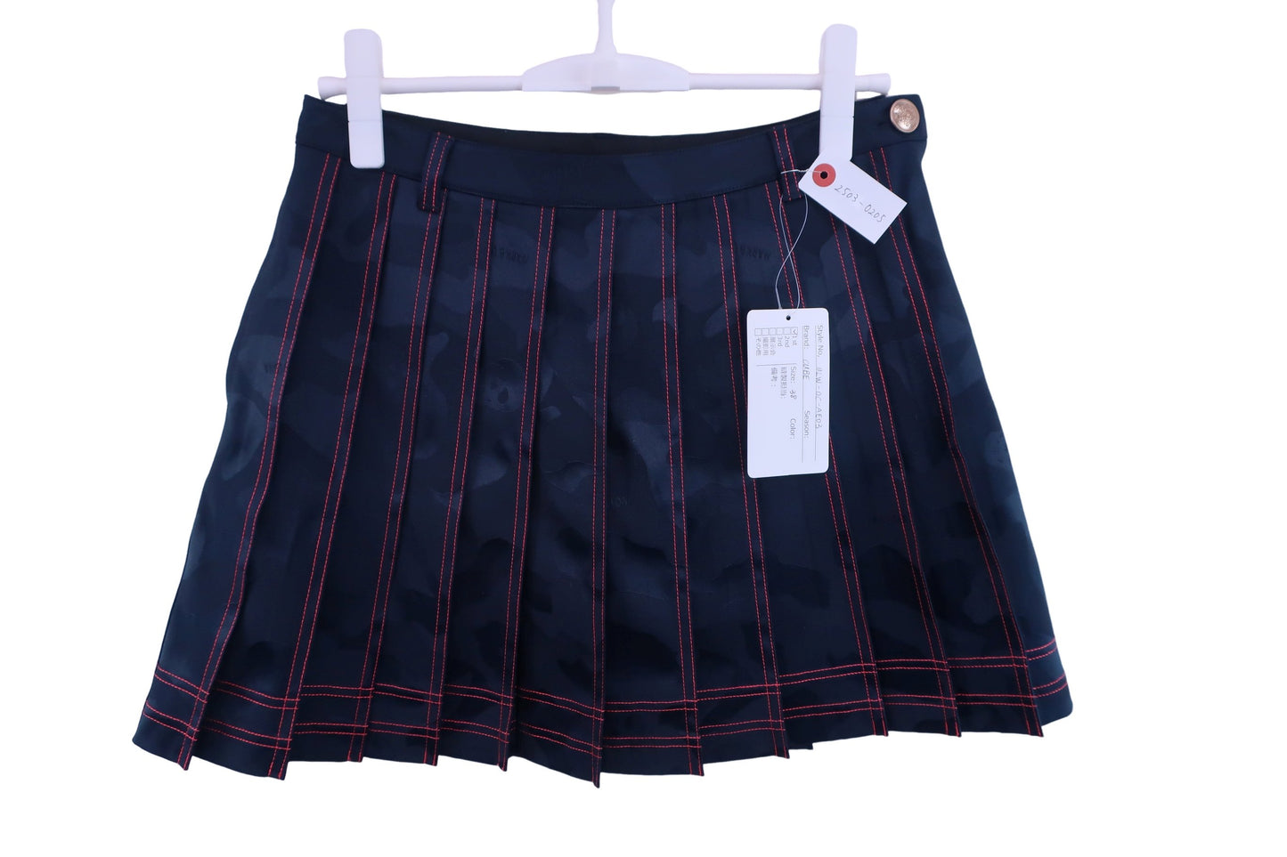 MARK&LONA(マークアンドロナ) スカート 黒赤ステッチ レディース 38 MLW-0C-AE03 A-1