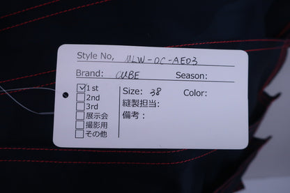 MARK&LONA(マークアンドロナ) スカート 黒赤ステッチ レディース 38 MLW-0C-AE03 A-6