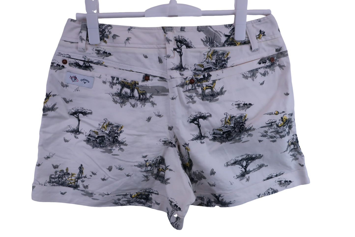 Callaway(キャロウェイ) ショートパンツ 白グレー レディース L 241-6224800 A-3