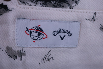 Callaway(キャロウェイ) ショートパンツ 白グレー レディース L 241-6224800 A-4