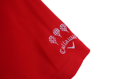 Callaway(キャロウェイ) ポロシャツ 赤 レディース L 241-6251801 A-4