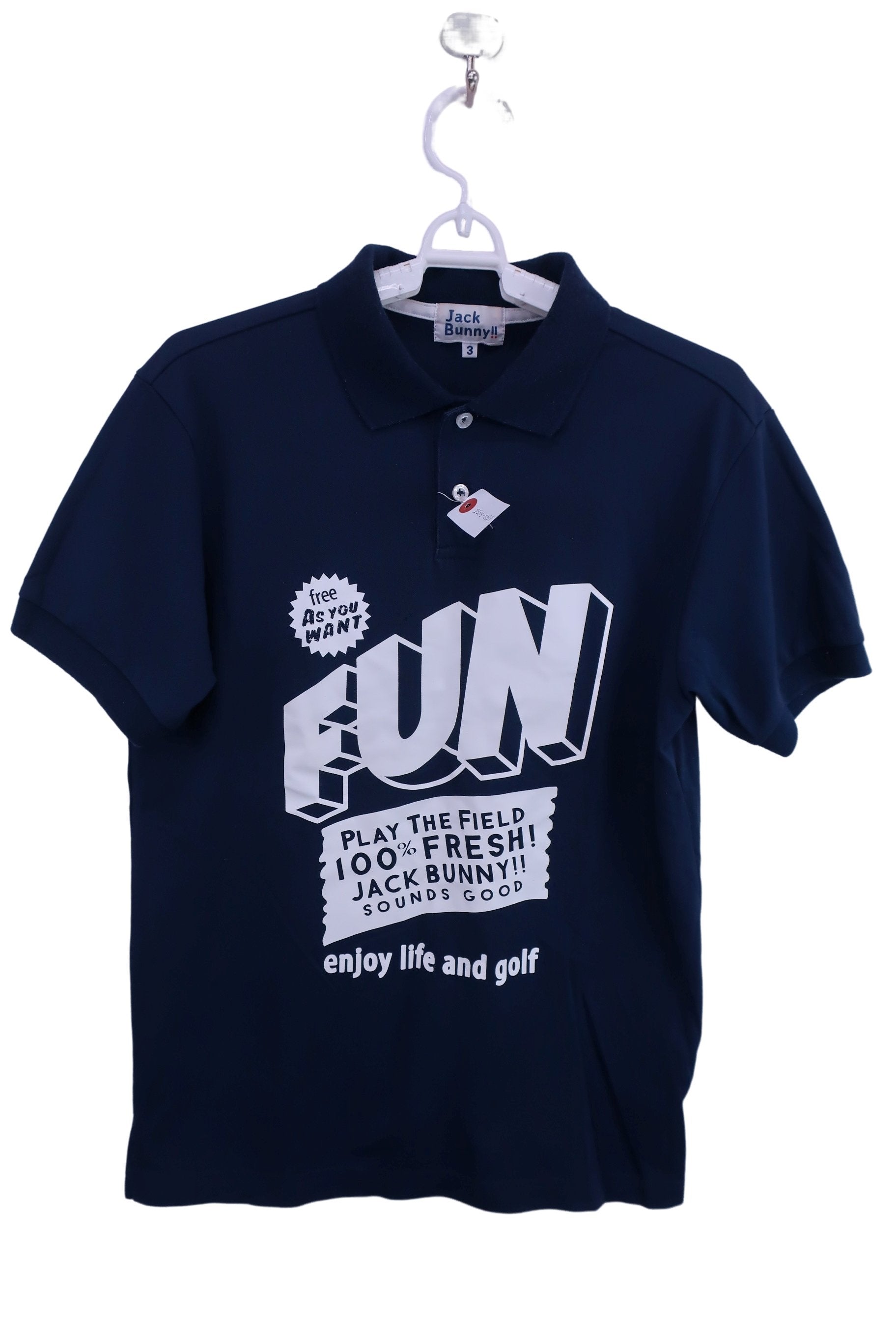 Jack Bunny(ジャックバニー) ポロシャツ ネイビー レディース 3 262-9260625 B-1