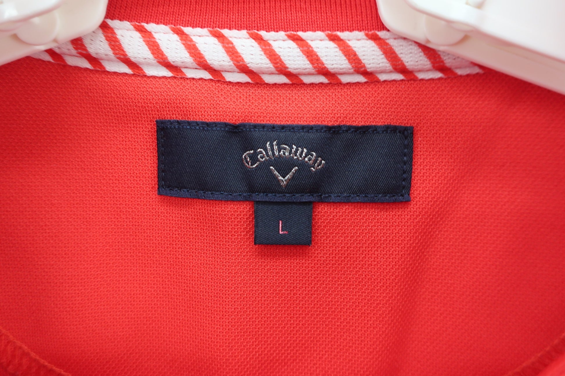 Callaway(キャロウェイ) ブルゾン 赤白水玉 レディース L 241-6158801 A-3