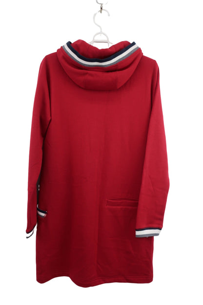 TK MIXPICE(ティーケーミクスパイス) スウェットワンピース 赤 レディース L A-5