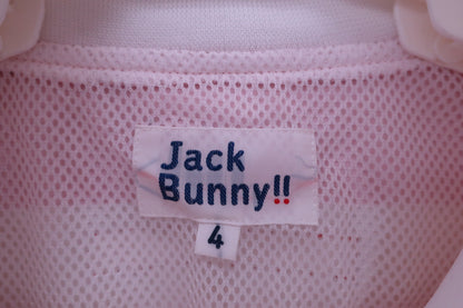 Jack Bunny(ジャックバニー) ハーフジップスニード 赤白ボーダー メンズ 4 262-9120101 A-2