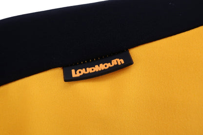 LOUDMOUTH(ラウドマウス) 半袖モックネックシャツ 黄色 メンズ M A-3