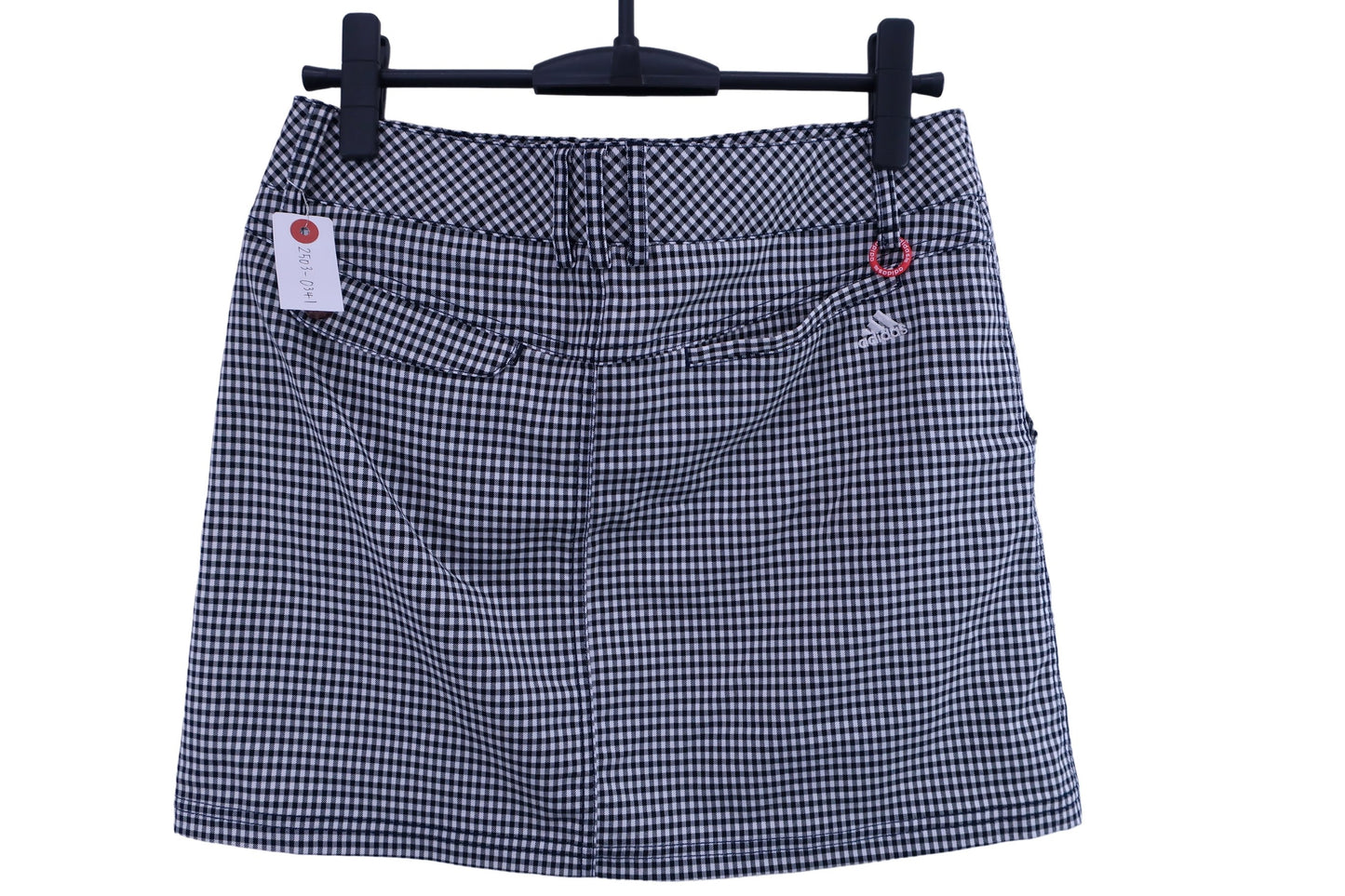 adidas(アディダス) スカート 白黒チェック レディース L/G A-3