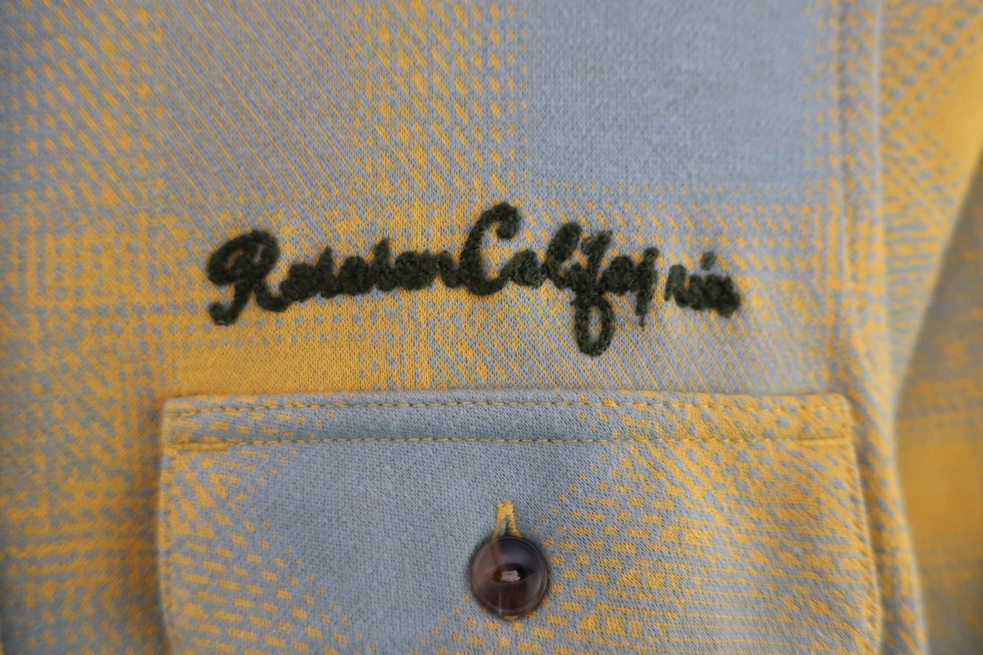 Rosasen(ロサーセン) 長袖ポロワンピース 黄色系 レディース M A-2