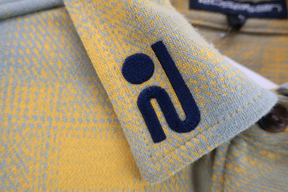 Rosasen(ロサーセン) 長袖ポロワンピース 黄色系 レディース M A-3