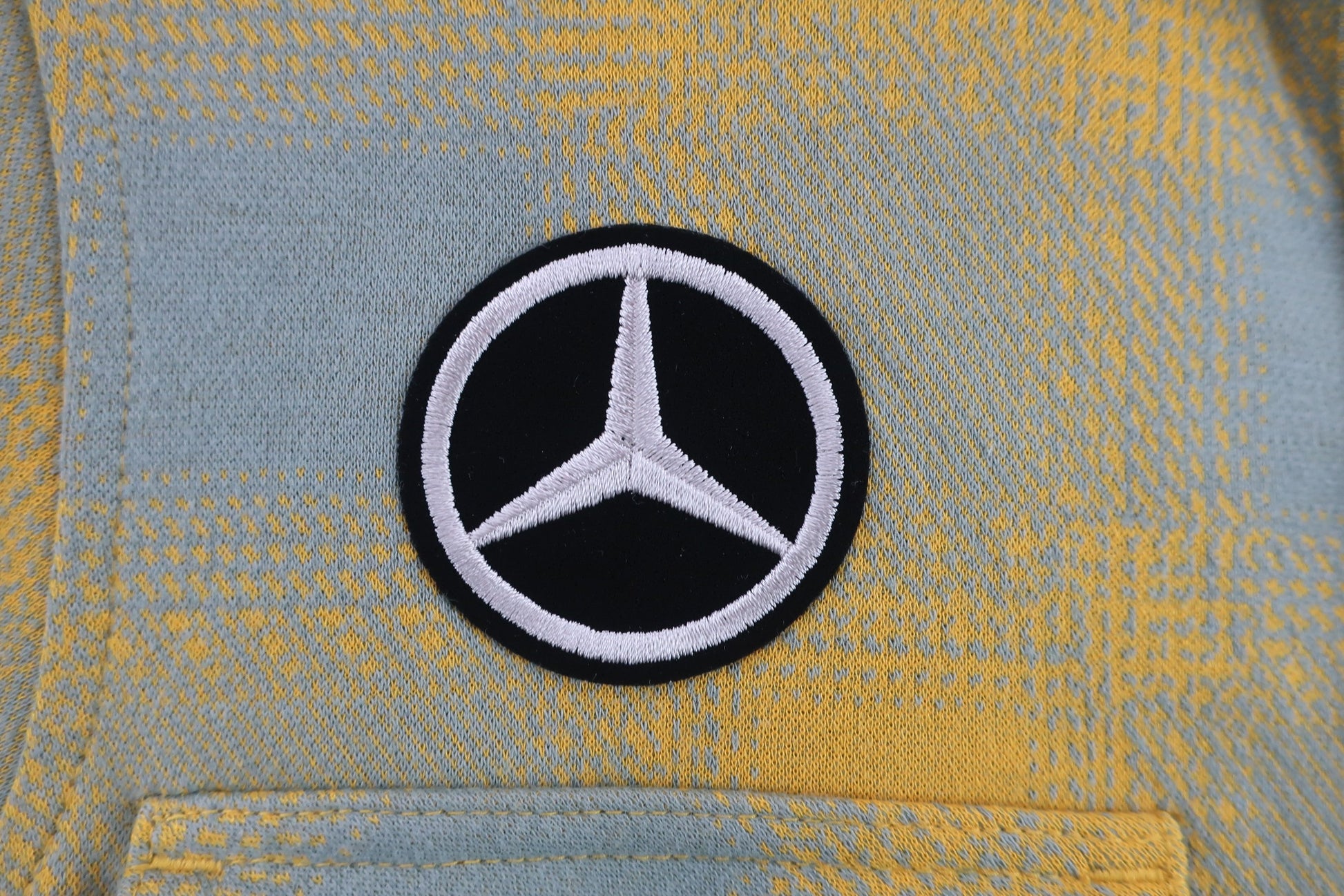 Rosasen(ロサーセン) 長袖ポロワンピース 黄色系 レディース M A-4