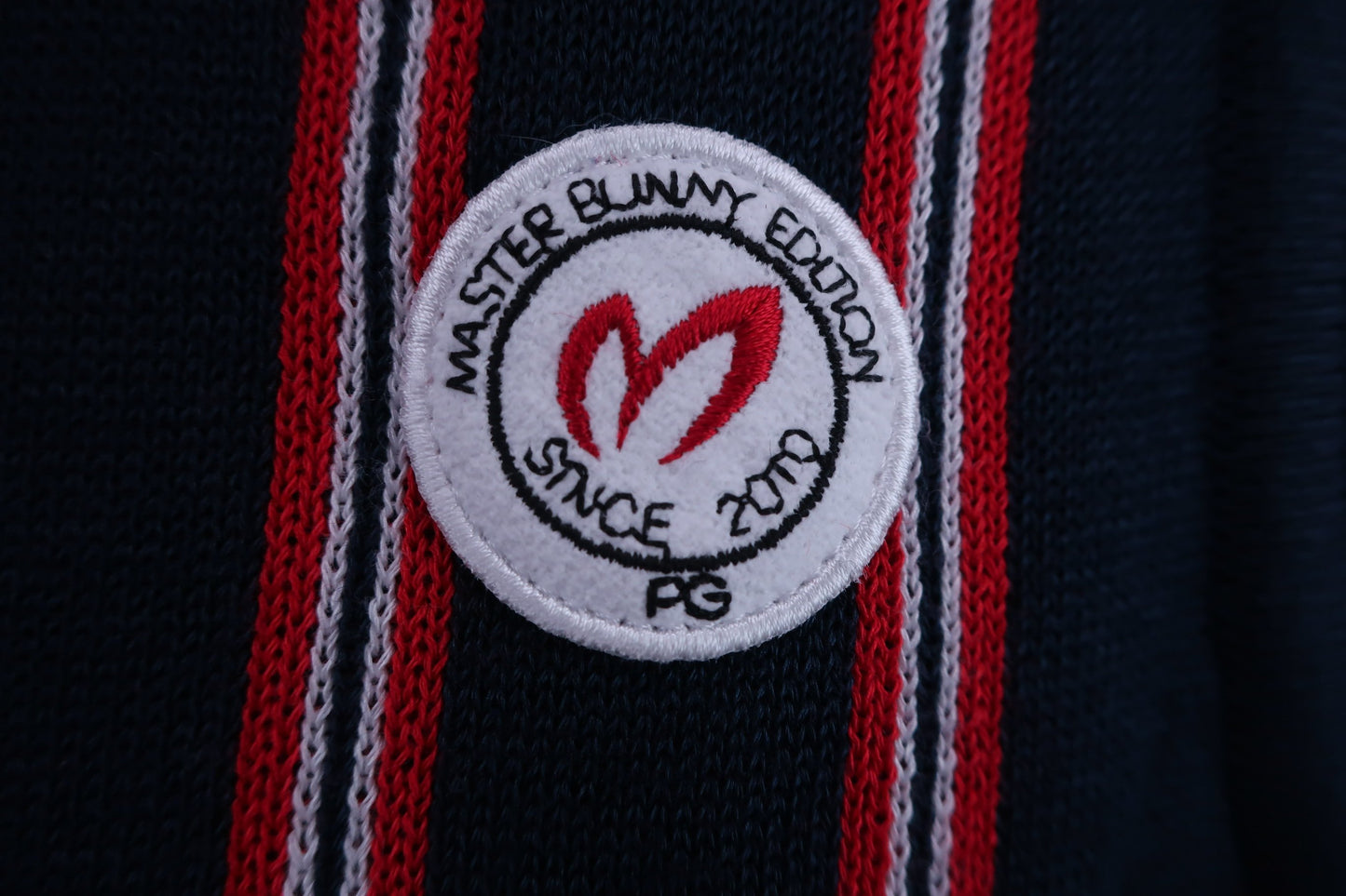 MASTER BUNNY EDITION(マスターバニーエディション) ニットベスト ネイビーストライプ レディース 1 159-173318 A-2