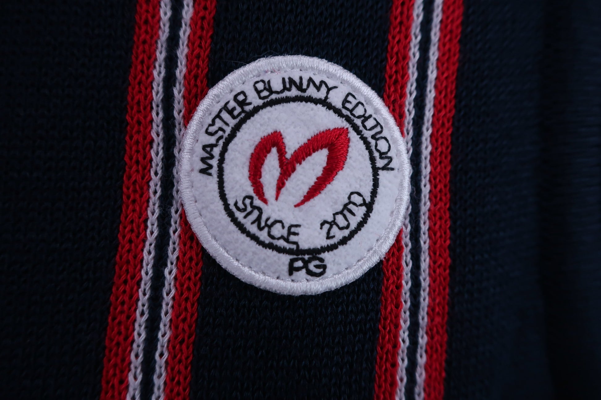 MASTER BUNNY EDITION(マスターバニーエディション) ニットベスト ネイビーストライプ レディース 1 159-173318 A-2