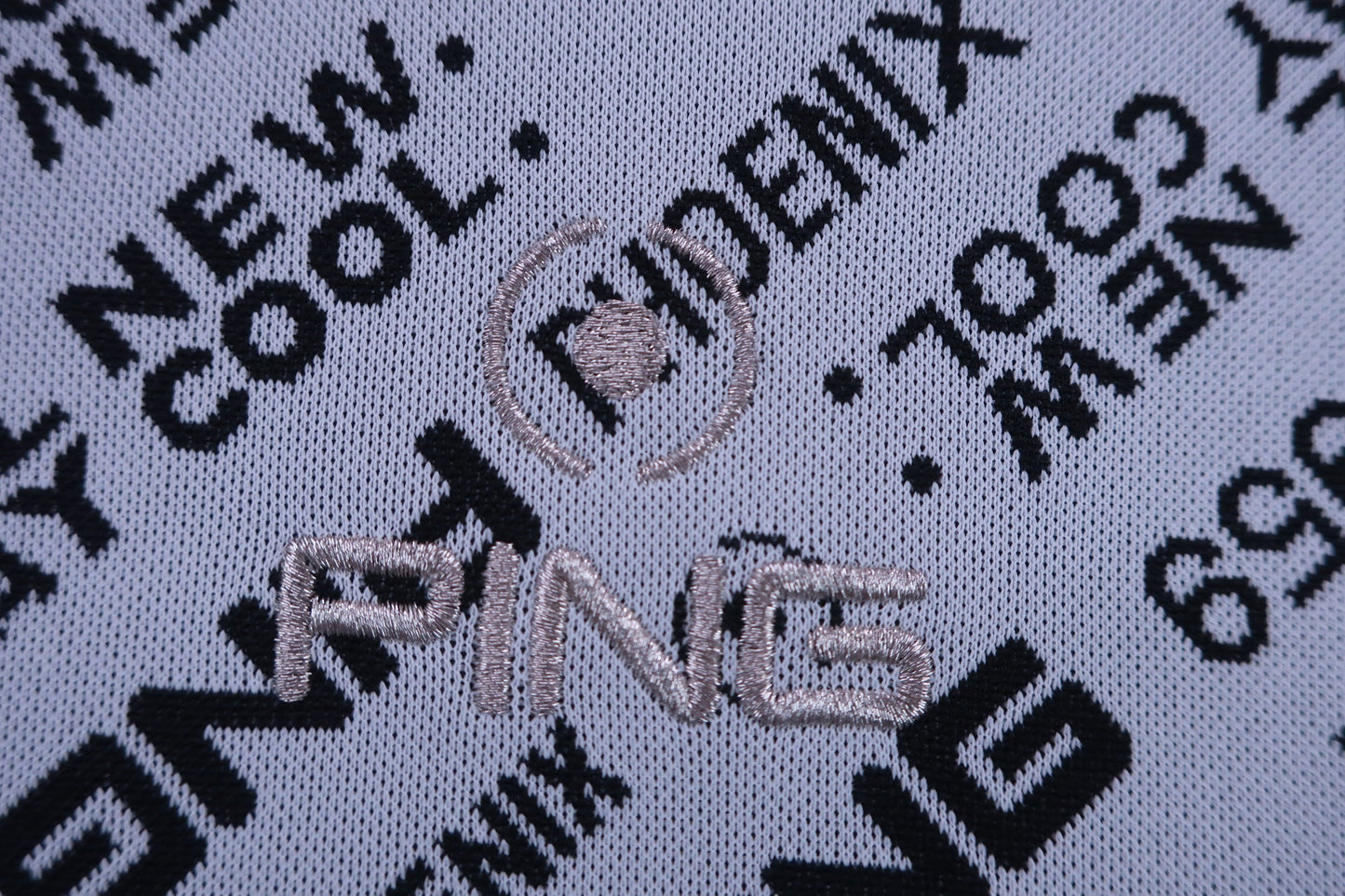 PING(ピン) ワンピース グレー総文字柄 レディース SS 622-2124300 A-2