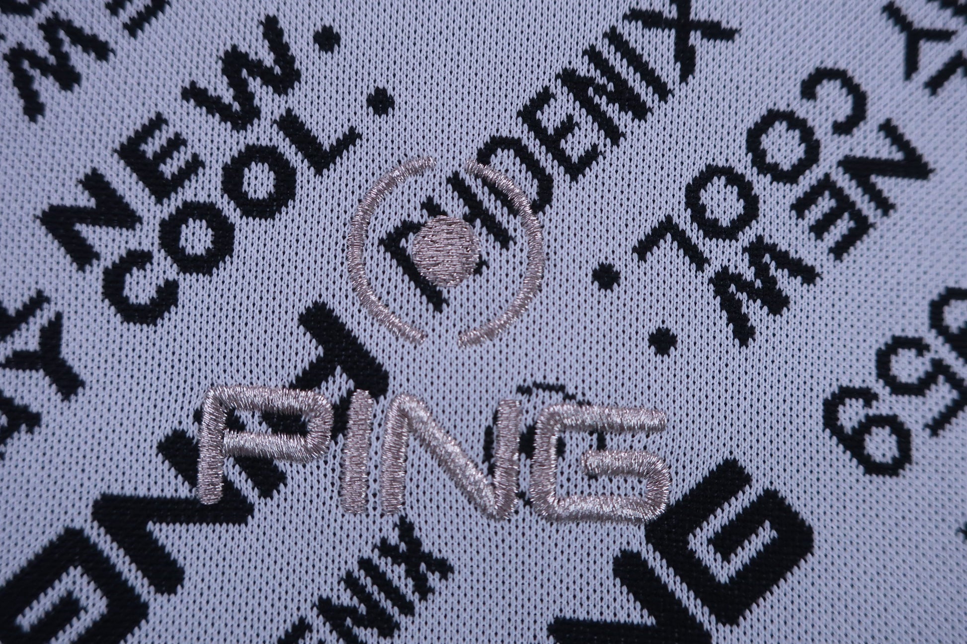 PING(ピン) ワンピース グレー総文字柄 レディース SS 622-2124300 A-2