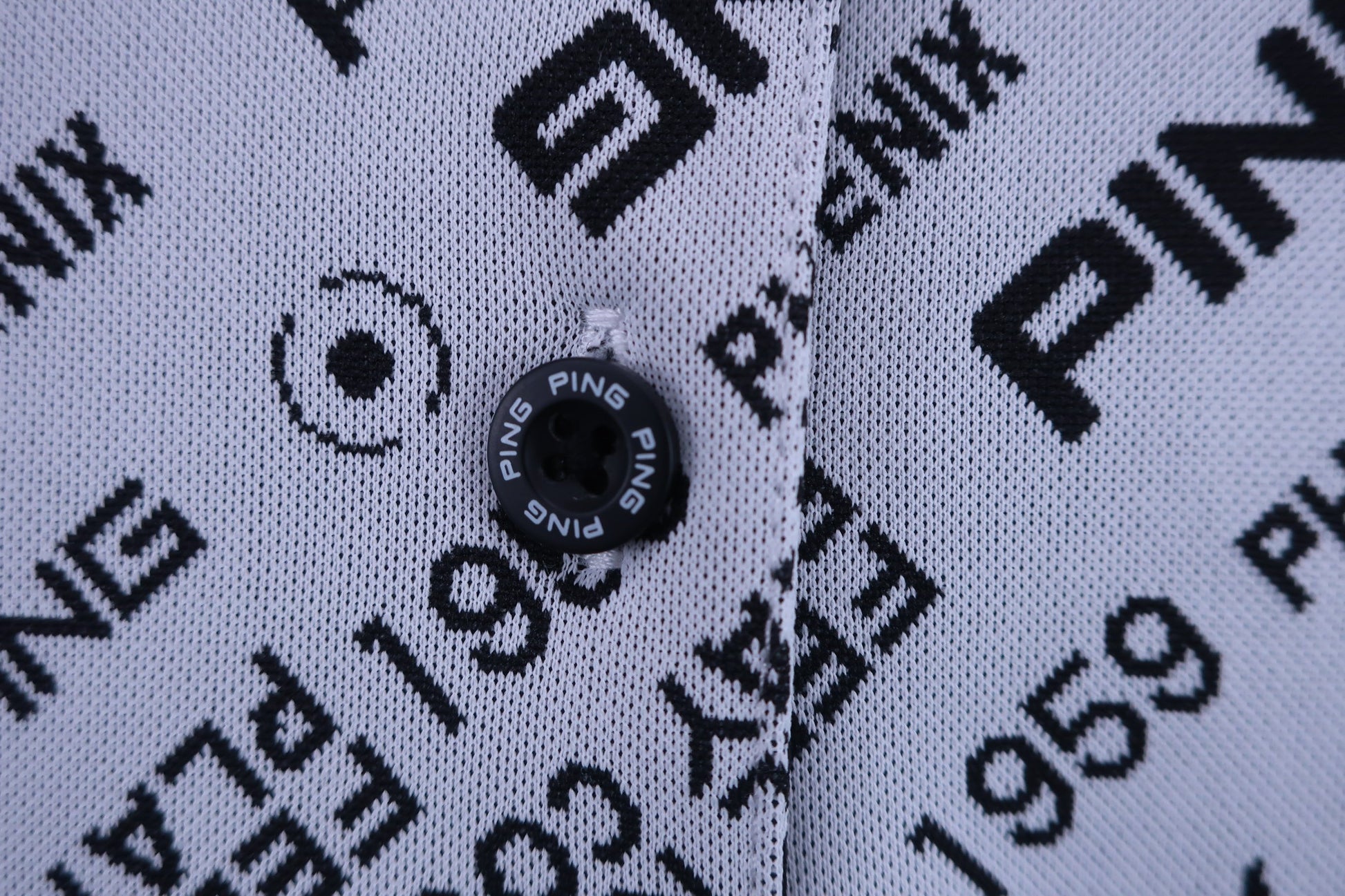 PING(ピン) ワンピース グレー総文字柄 レディース SS 622-2124300 A-4