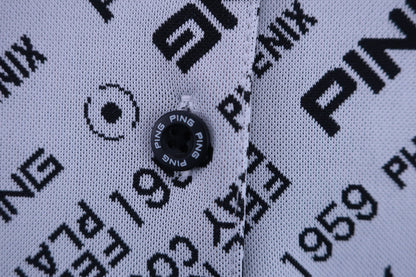 PING(ピン) ワンピース グレー総文字柄 レディース SS 622-2124300 A-4