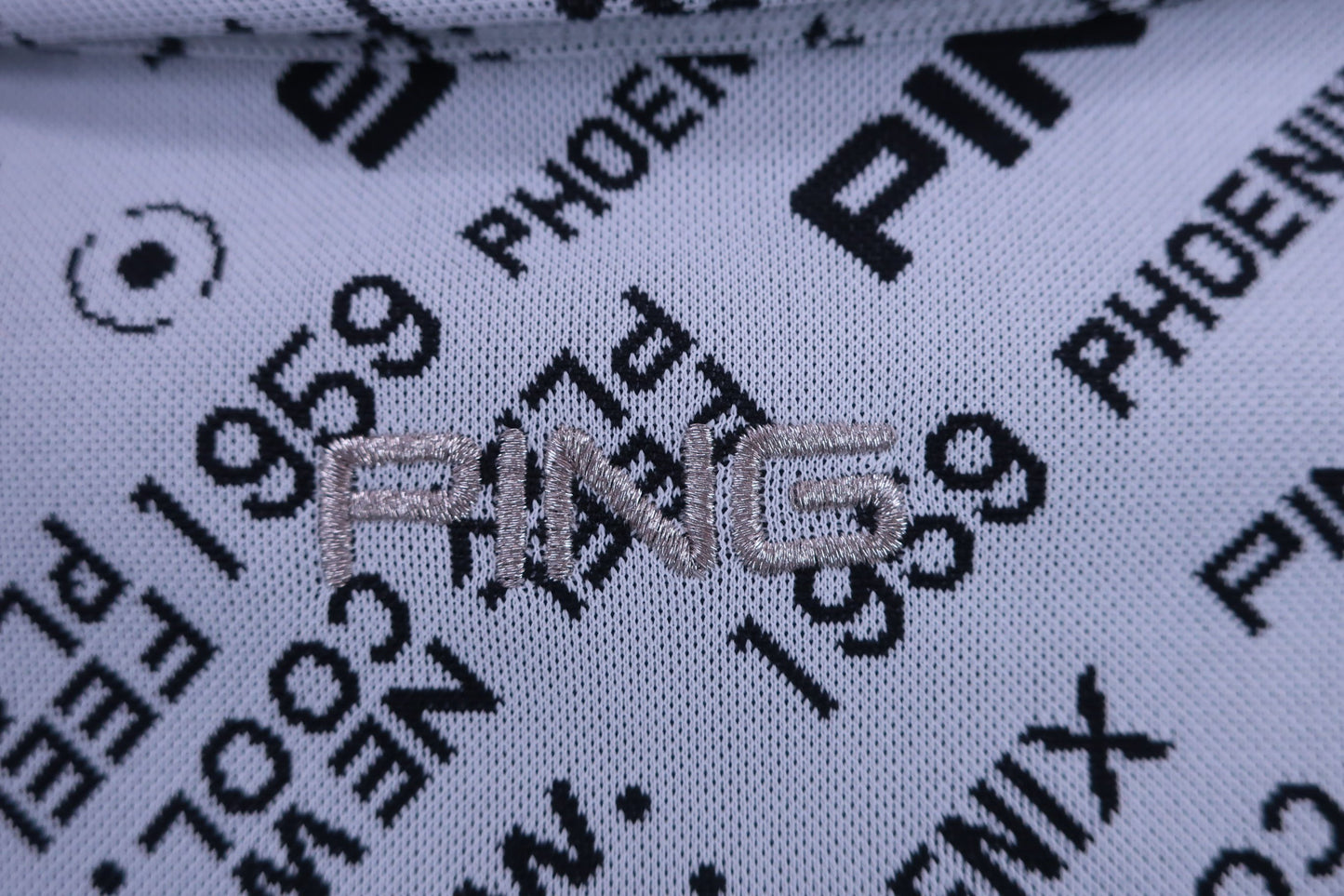 PING(ピン) ワンピース グレー総文字柄 レディース SS 622-2124300 A-6