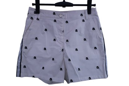 archivio(アルチビオ) ショートパンツ 白ロゴ柄 レディース 40 A757225 A-1