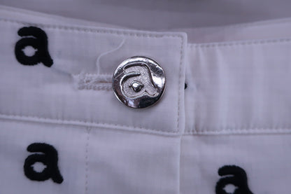 archivio(アルチビオ) ショートパンツ 白ロゴ柄 レディース 40 A757225 A-2